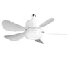 E27 Socket Ceiling Fan with Dimmable LED Light – 3 Speeds, Remote Control & Timer
