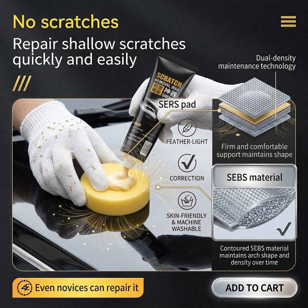 Car Scratch Repair Wax – Deep Scratch & Mark Removal Polish 120ML