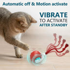 Interactive Smart Cat Toy Ball – Automatic Rolling Ball with 3 Play Modes
