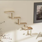 Modular Wall-Mounted Cat Climbing System