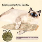 Natural Catnip Chew Toy Bite-Resistant Cotton Rope for Self-Amusement